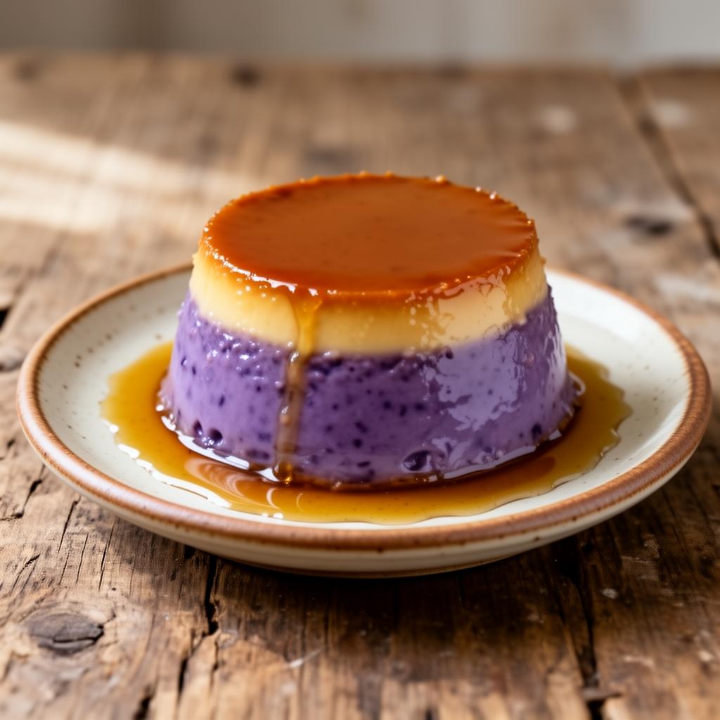 Ube Leche Flan